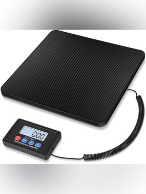 Fuzion Shipping Scale 440LB x 10g High Accuracy Postal Scale NIB - Black